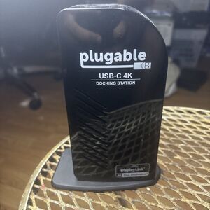 Plugable UD-ULTC4K USB-C 4K Plug & Play Triple Display Docking Station No Cords